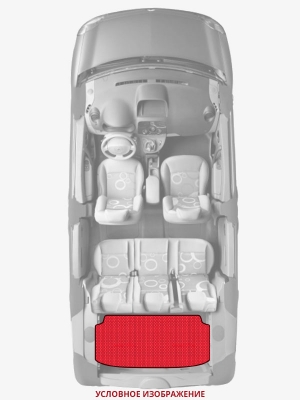 ЭВА коврики «Queen Lux» багажник для GMC Sierra (GMT K2XX)